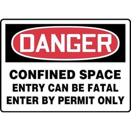 Accuform OSHA DANGER SAFETY SIGN CONFINED MCSP050XL MCSP050XL